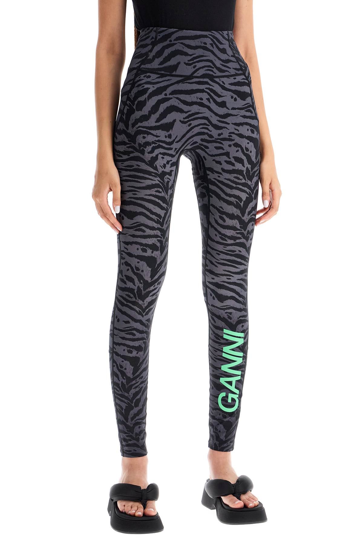 animal print sports leggings