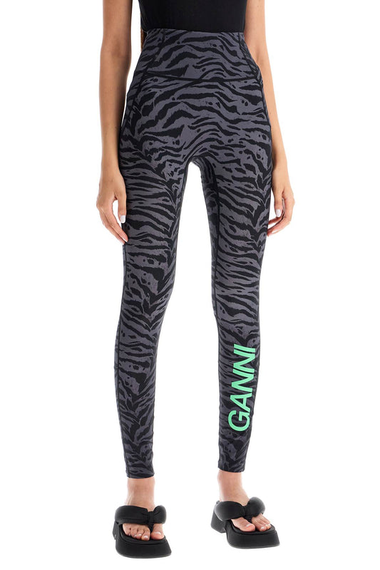 animal print sports leggings