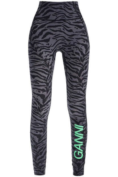 animal print sports leggings