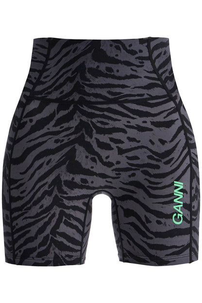 animal print sports shorts