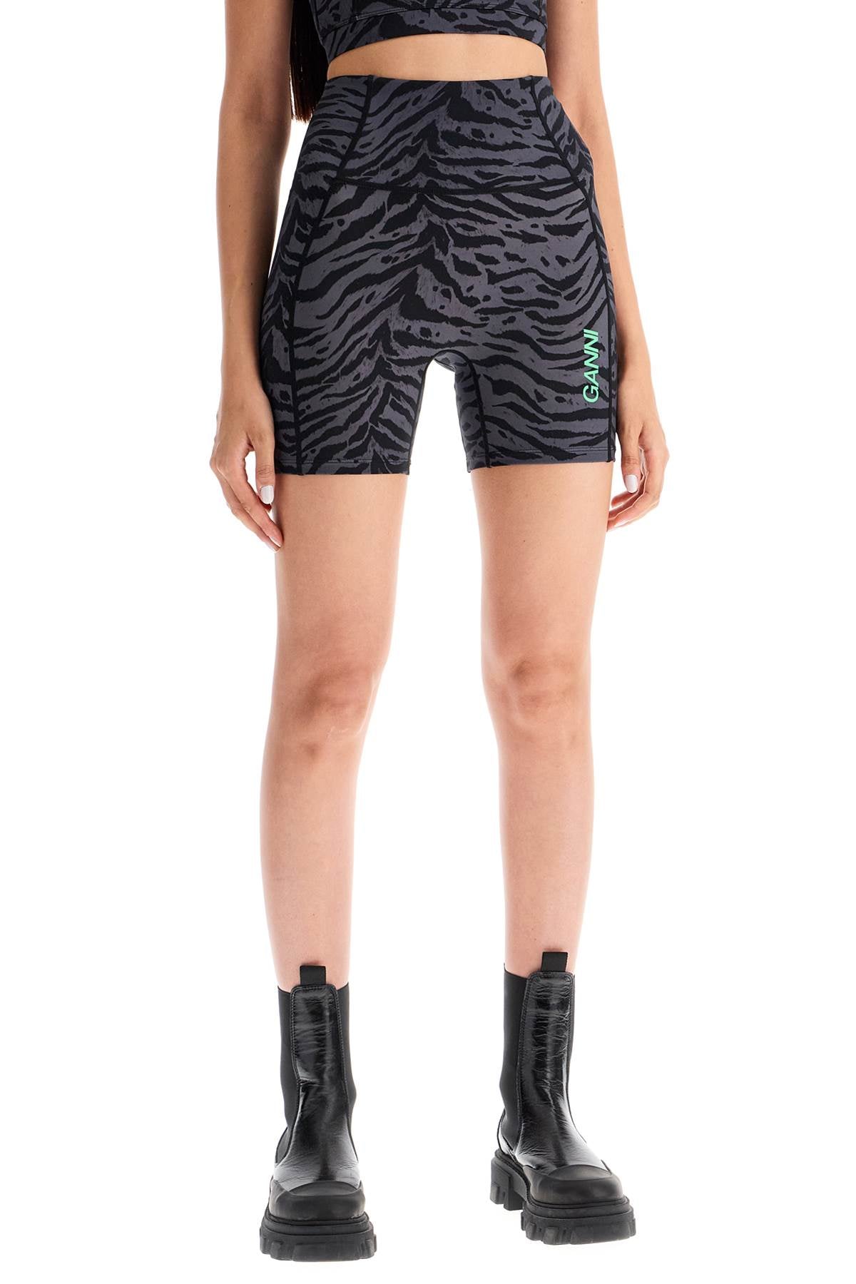 animal print sports shorts