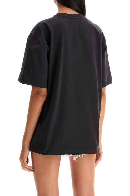 embroidered oversized t