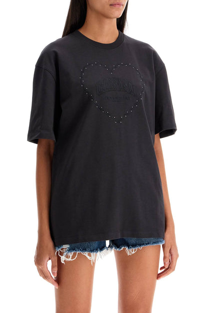 embroidered oversized t