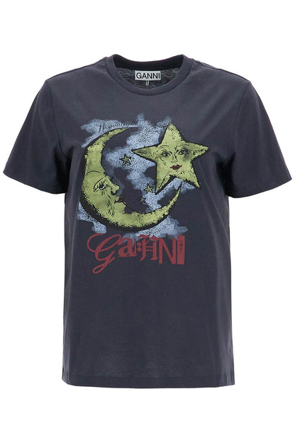 moonlight print t-shirt