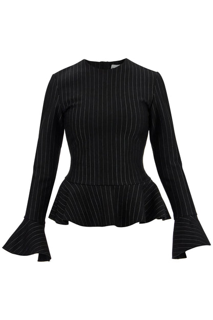 long-sleeved peplum