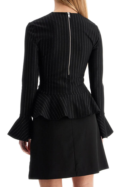 long-sleeved peplum