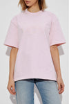 t-shirt in melangé cotton