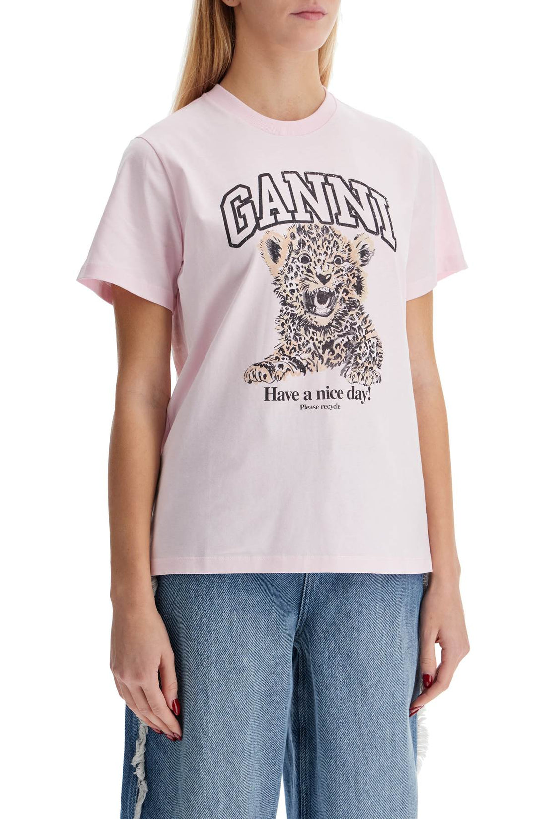 leopard print t-shirt with