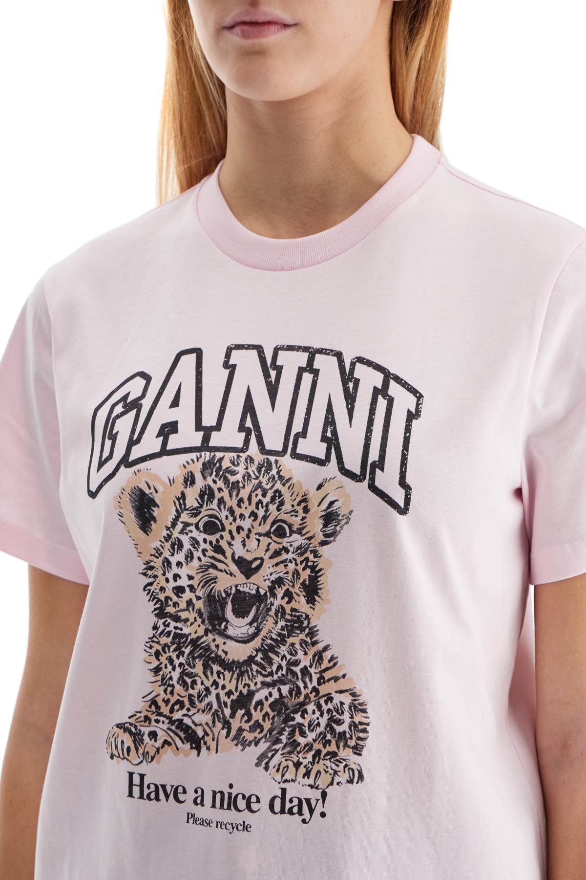 leopard print t-shirt with