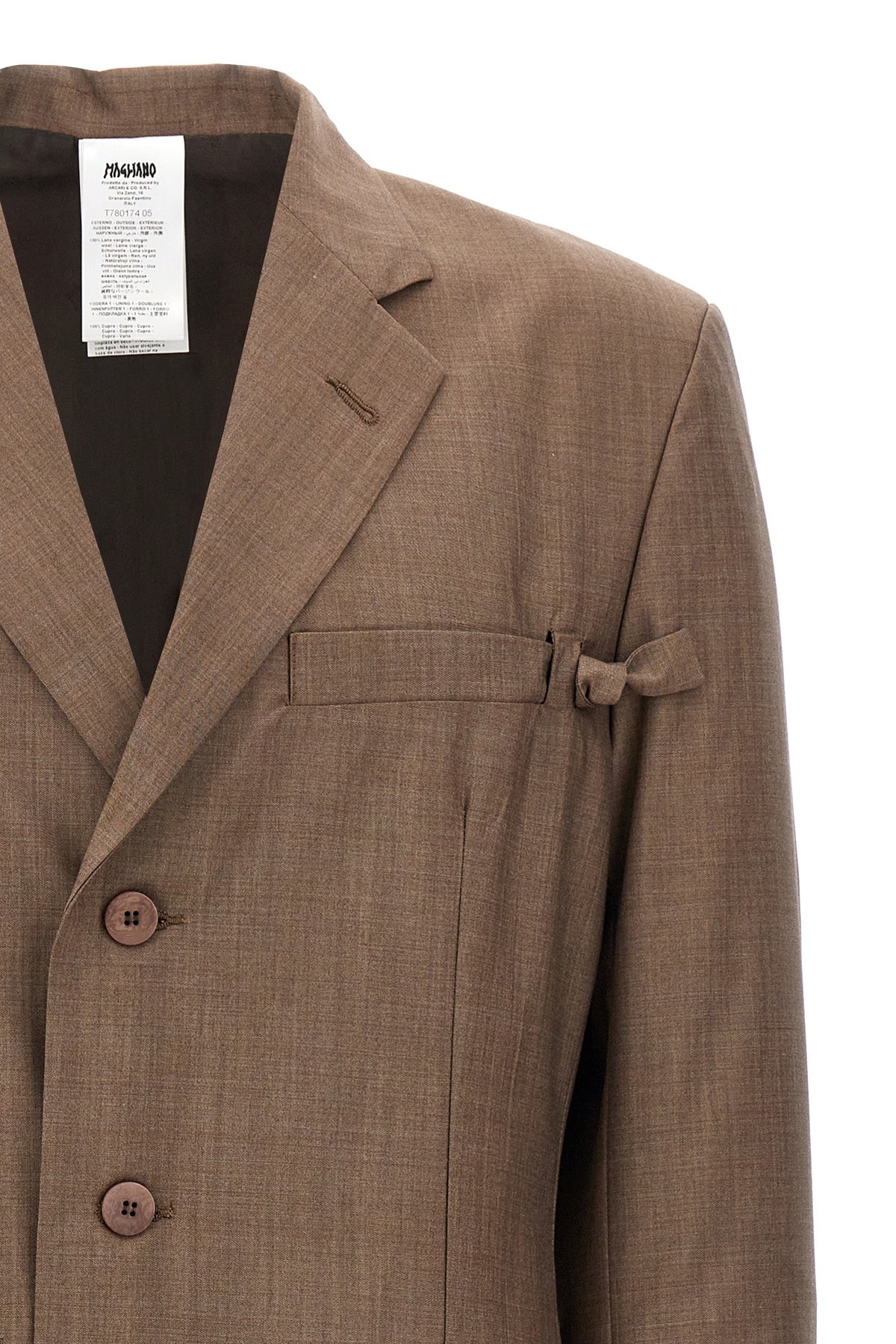 locarno single-breasted wool blazer