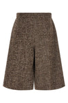 agnona amanda wide bermuda shorts embody sartorial excellence through a structur