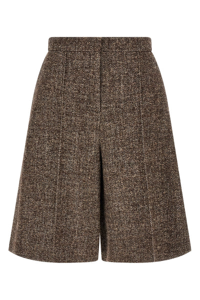 agnona amanda wide bermuda shorts embody sartorial excellence through a structur