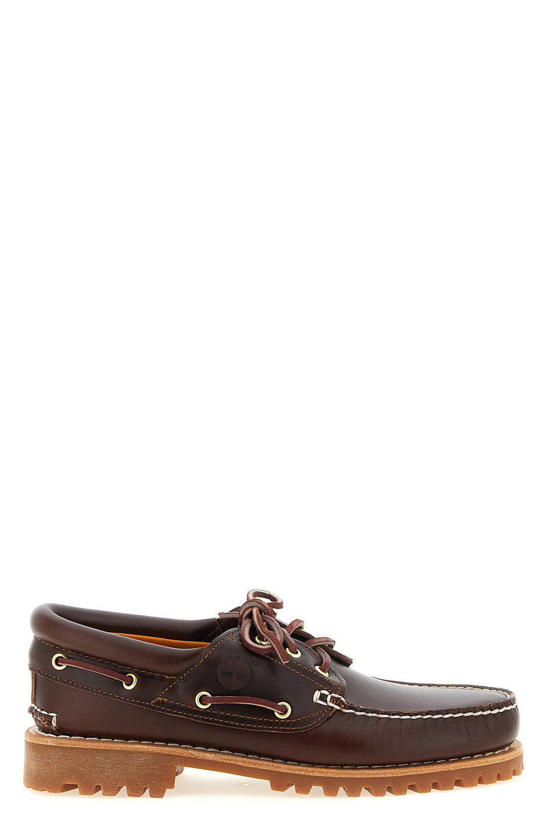 TIMBERLAND 7.5 timberland® premium leather timberland® 3-eye lug boat shoe