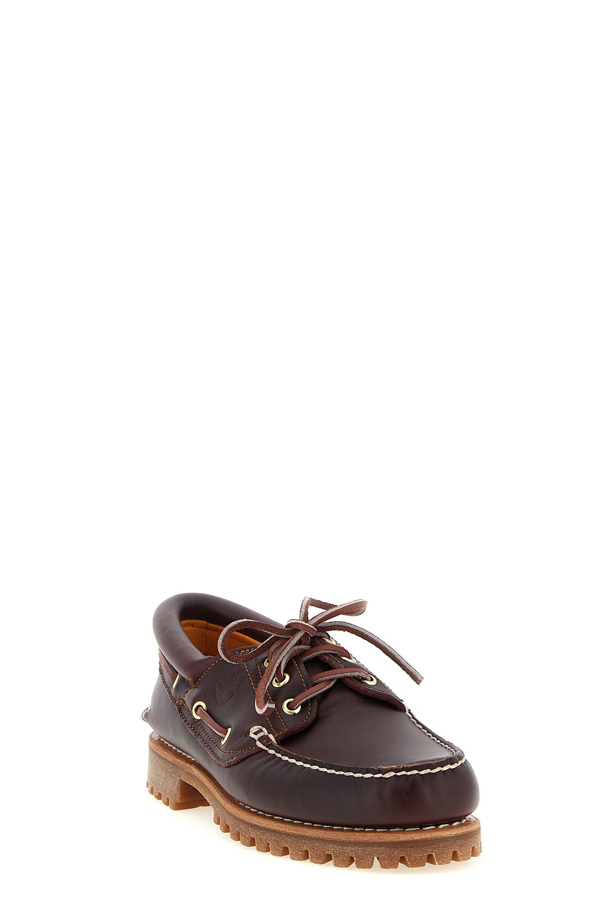 timberland® premium leather timberland® 3-eye lug boat shoe