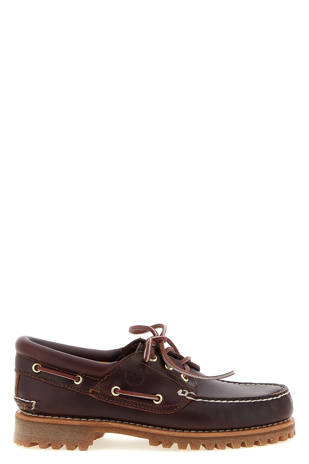 timberland® premium leather timberland® 3-eye lug boat shoe
