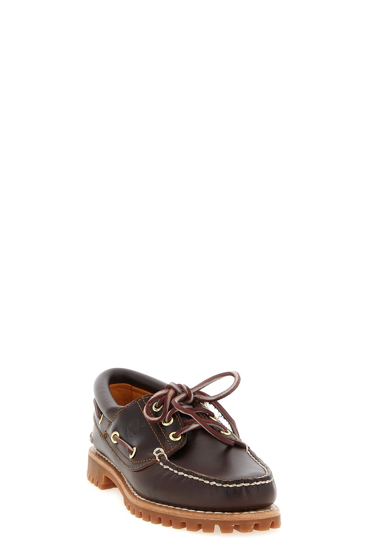 timberland® authentic boat shoe in premium timberland leather leather