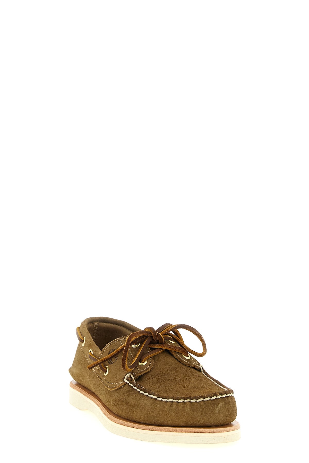 crafted boat shoe in premium timberland® leather leather
