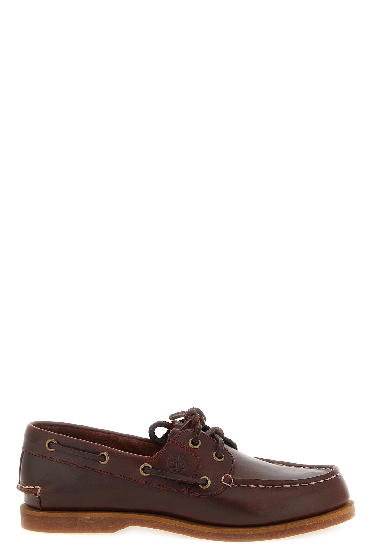 timberland® classic boat shoe in premium timberland® leather leather