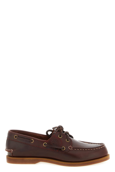 timberland® classic boat shoe in premium timberland® leather leather