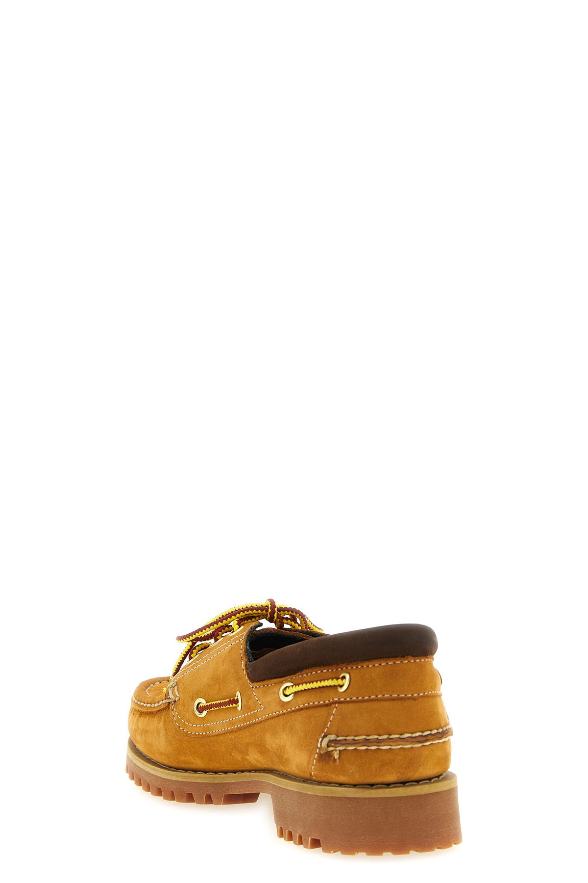 the timberland® 3-eye lug boat shoe in fine nubuck leather