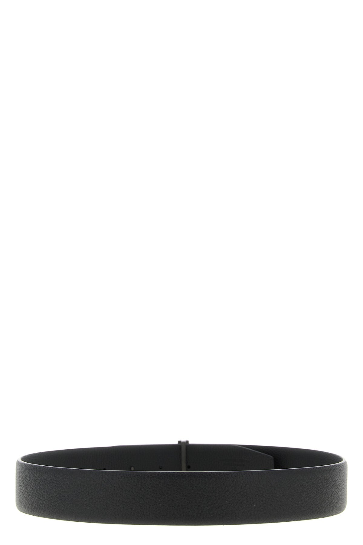soft hammered leather belt
