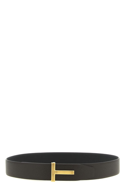 icon grain leather reversible belt
