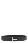 icon reversible belt in full-grained leather