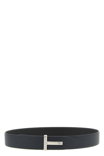 icon reversible belt in full-grained leather