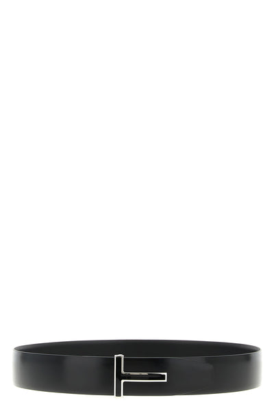 shiny smooth calf leather reversible belt
