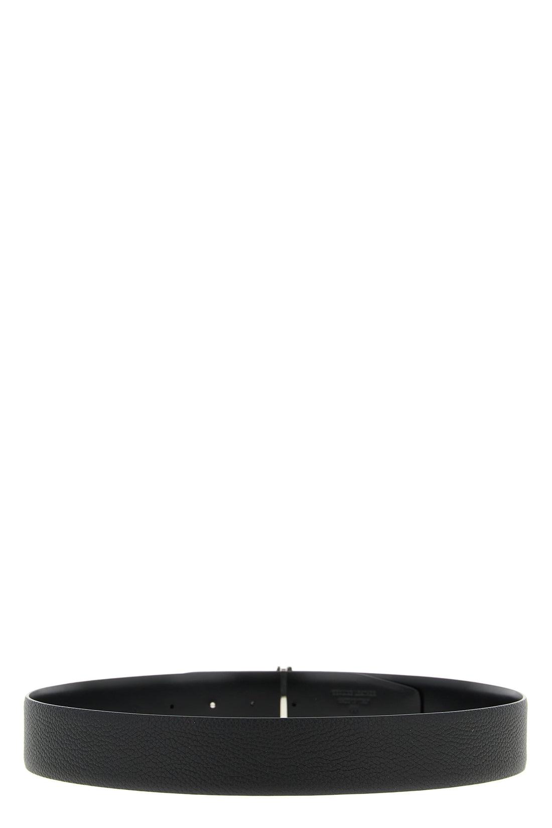 TOM FORD 90 cm reversible belt in hammered and smooth leather