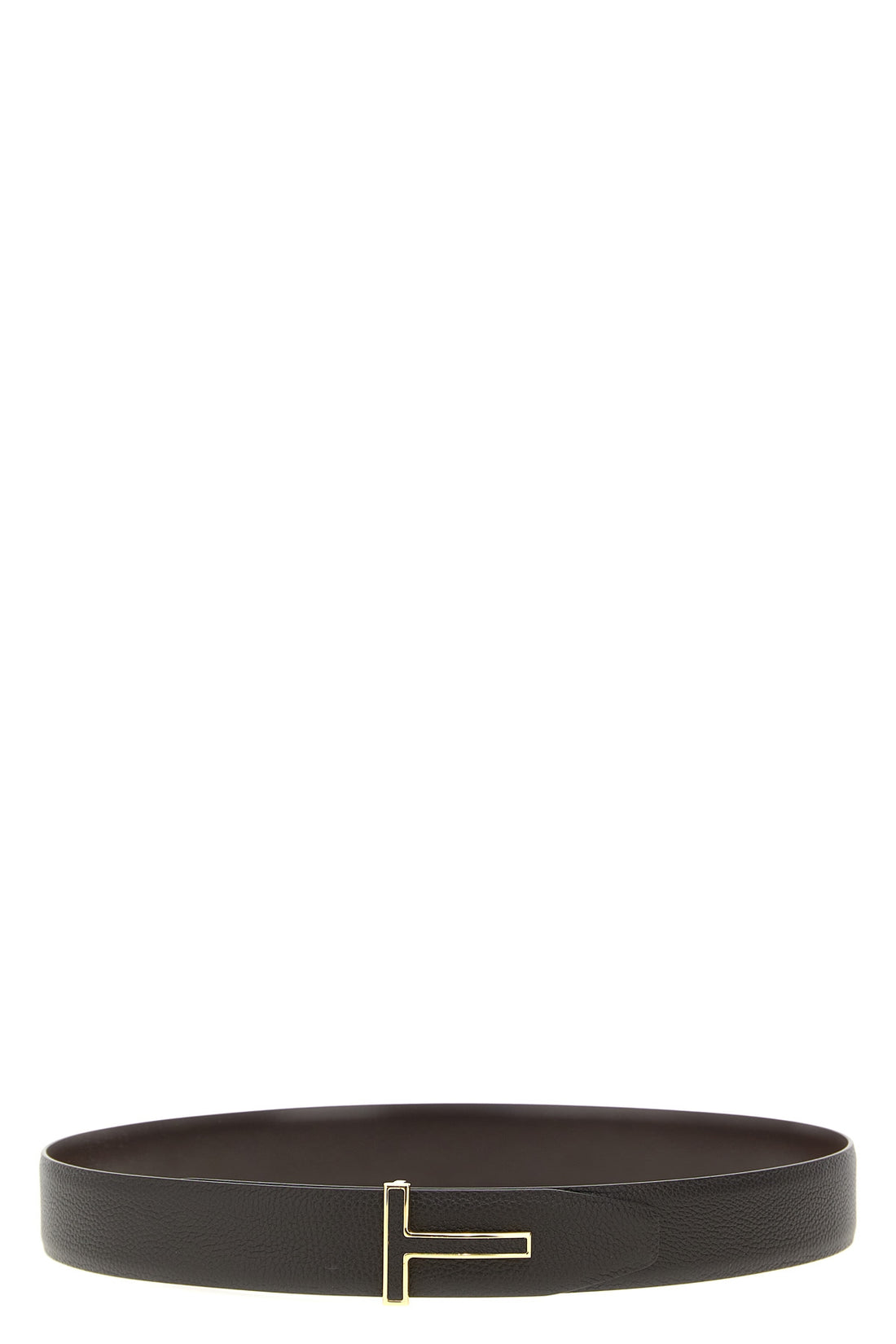 TOM FORD 100 cm hammered leather belt