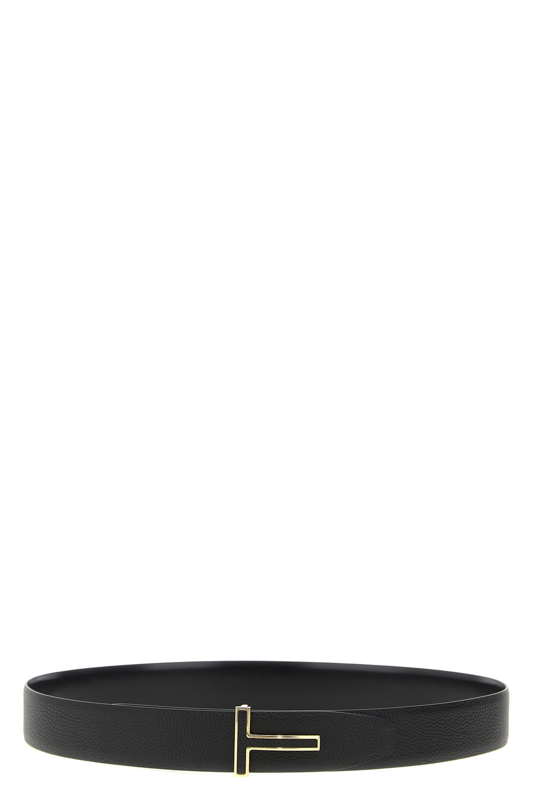 TOM FORD 100 cm reversible hammered and smooth leather belt