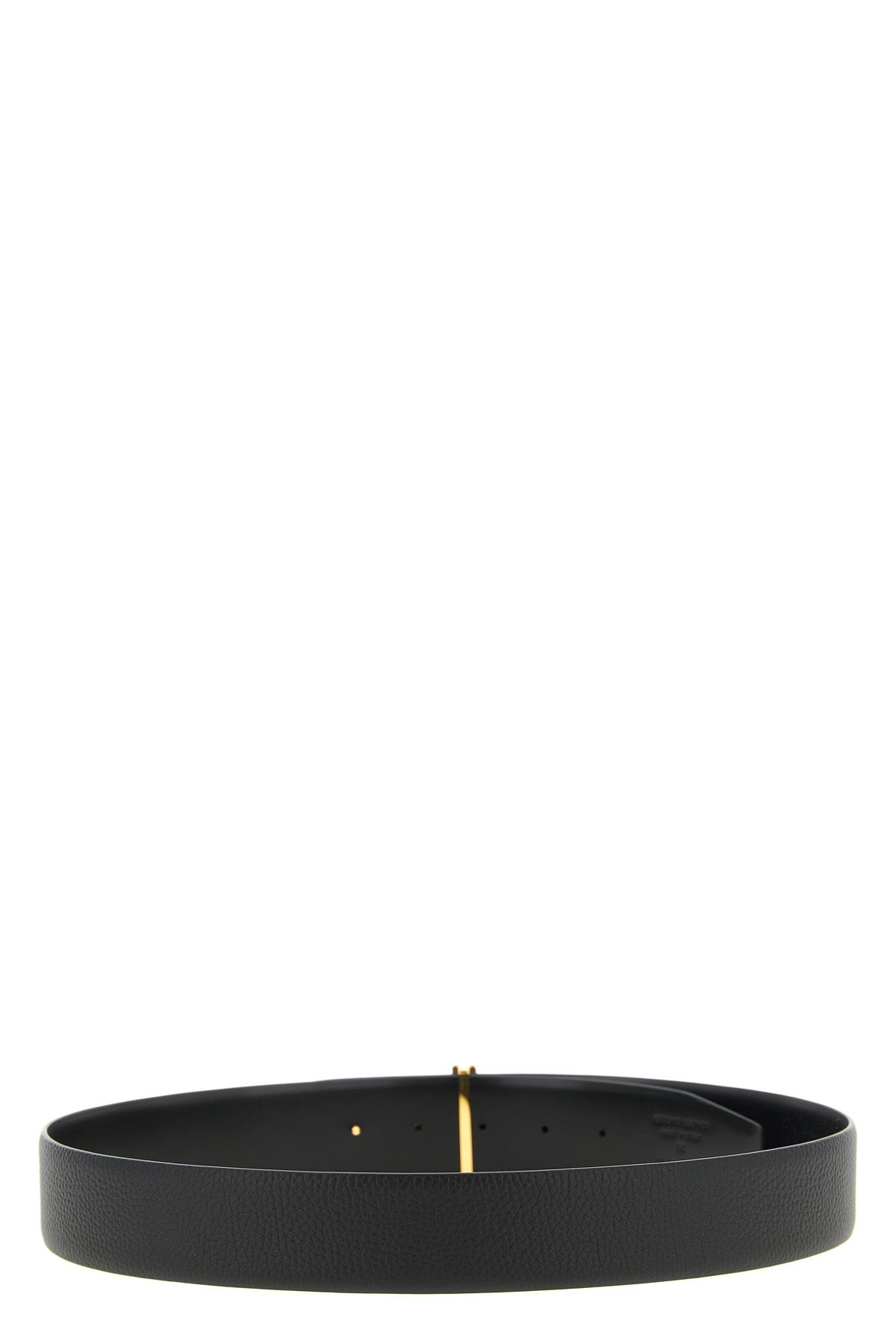 icon reversible belt in grain and smooth leather
