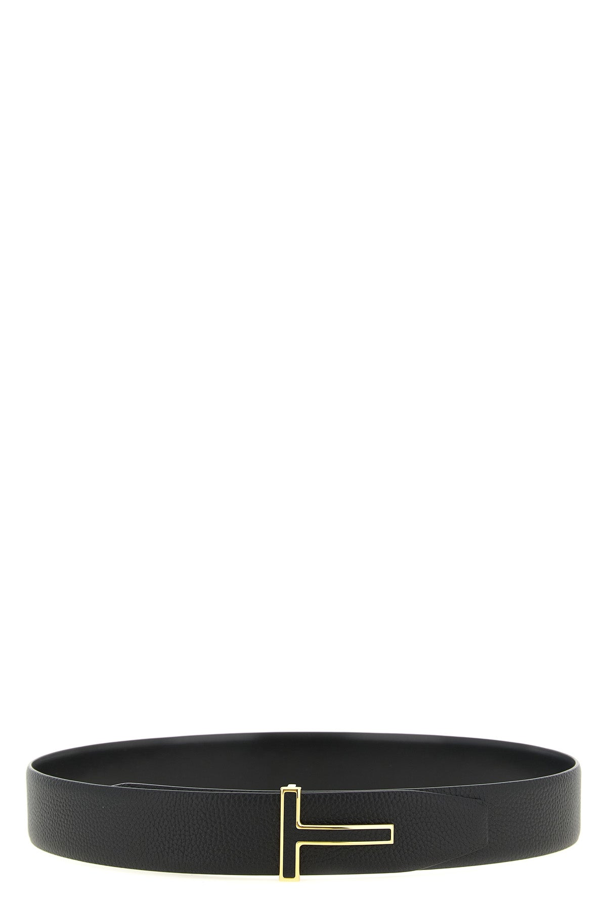 icon reversible belt in grain and smooth leather