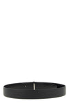 icon reversible belt in grain and smooth leather