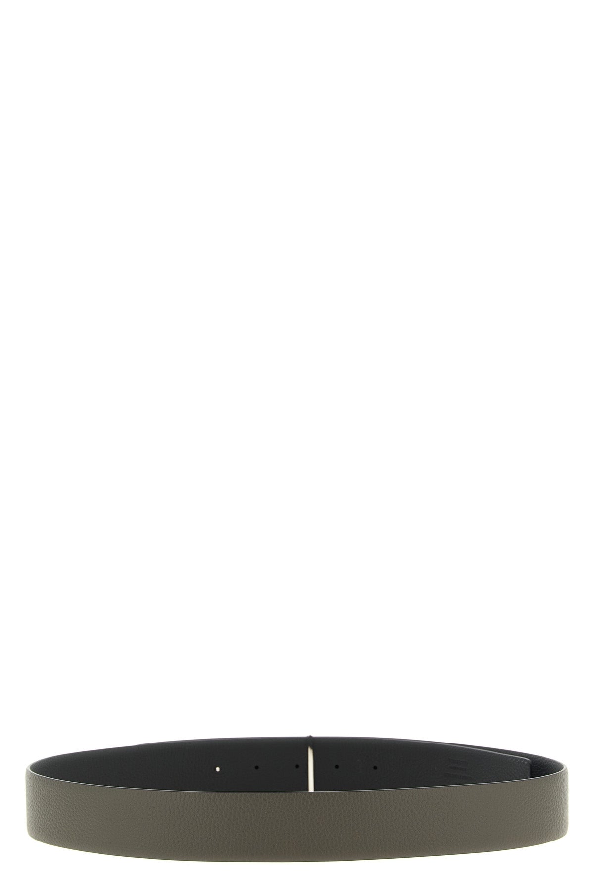 icon grain leather reversible belt