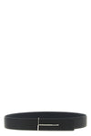 icon grain leather reversible belt