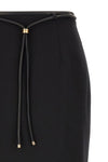 the agnona longuette skirt defines an essential silhouette through a rigorous hi