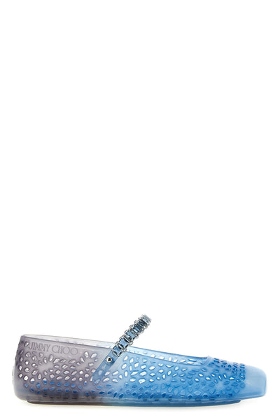 jimmy choo the jelly ballet flats redefine the mary jane silhouette through an