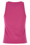 ribbed stretch cotton tank top