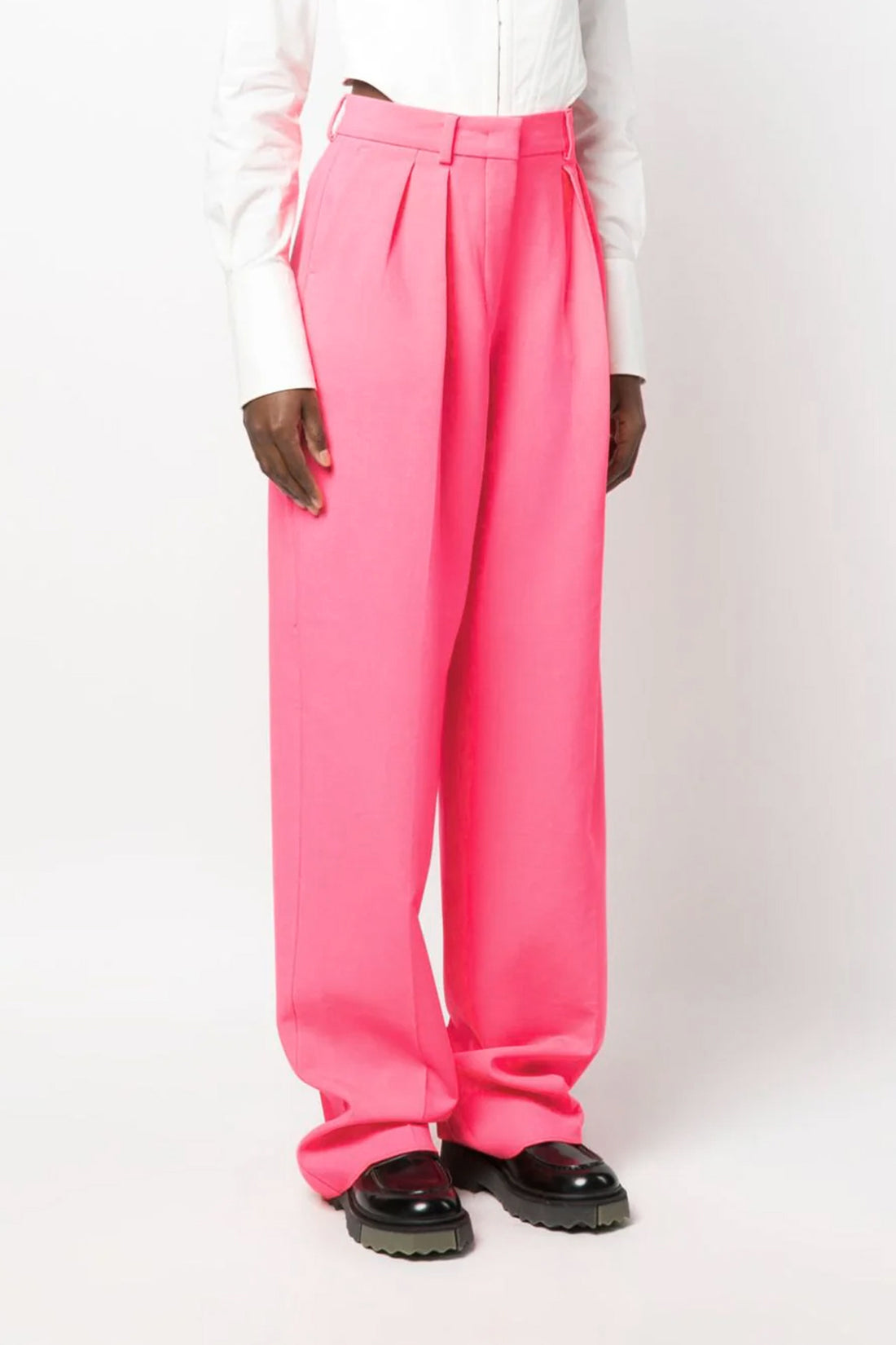SPORTMAX 38 tibet stretch virgin wool pants