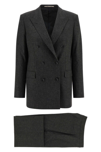 TAGLIATORE 50 jasmine dress in viscose and wool blend mélange