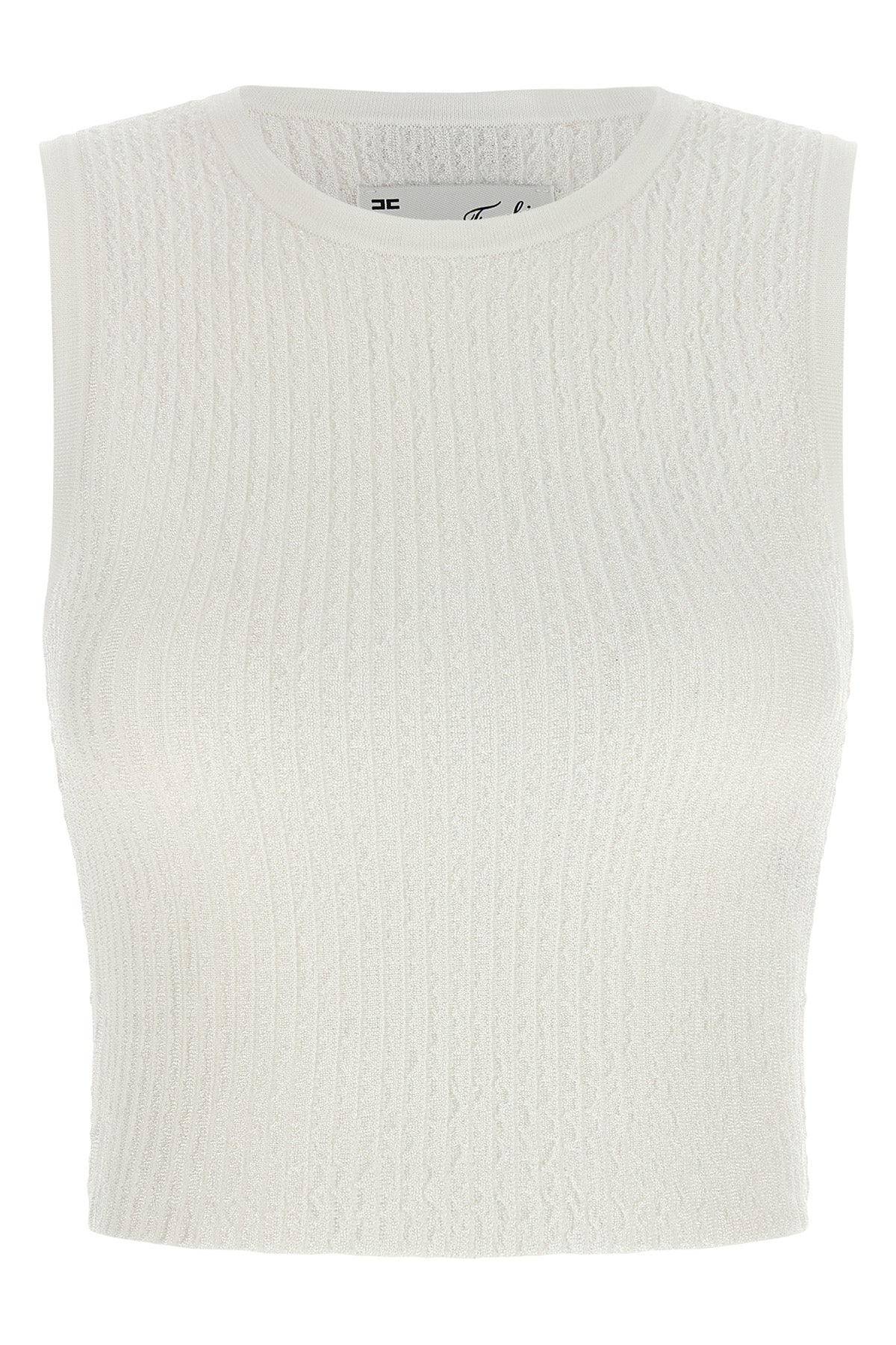 the elisabetta franchi top redefines the essentiality of the wardrobe through me