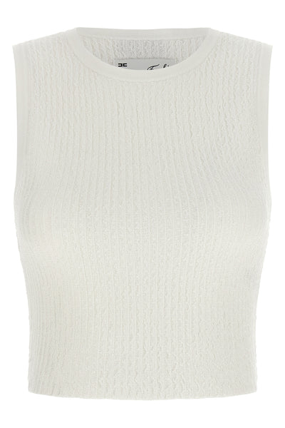 the elisabetta franchi top redefines the essentiality of the wardrobe through me