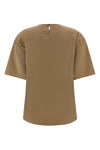 dean rigid cotton gabardine crewneck t-shirt
