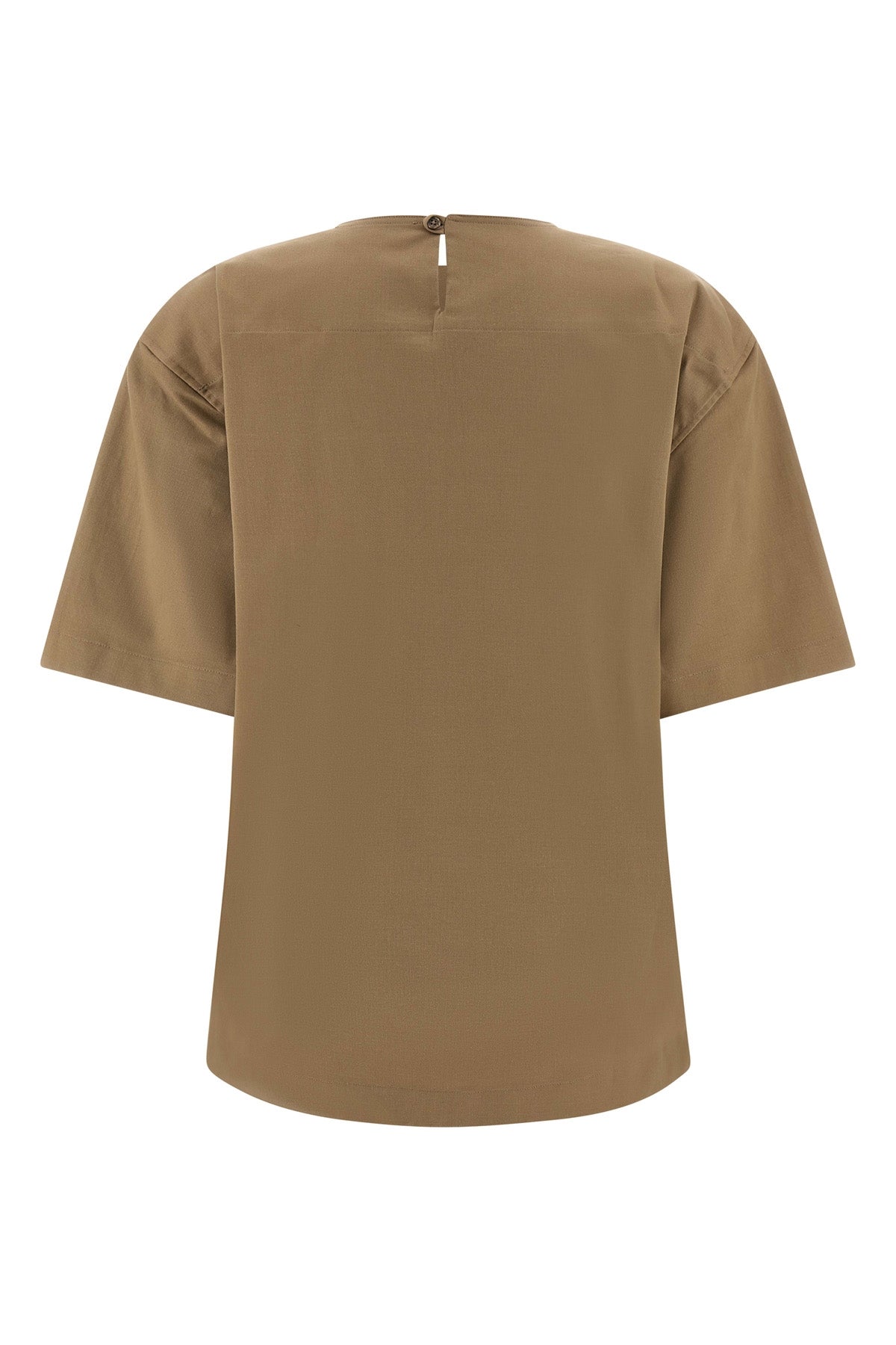 dean rigid cotton gabardine crewneck t-shirt
