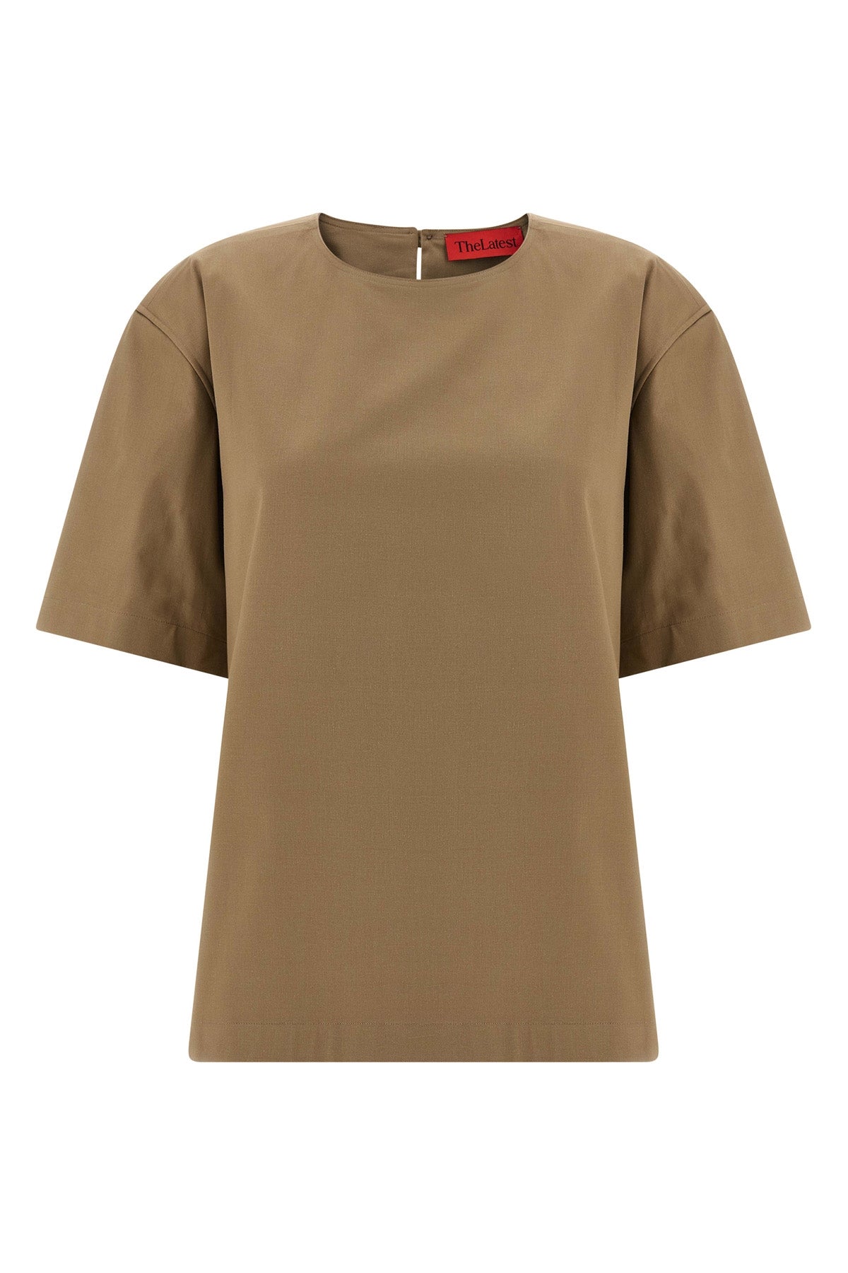 dean rigid cotton gabardine crewneck t-shirt
