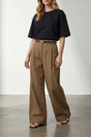 daisy long skirt in cotton gabardine