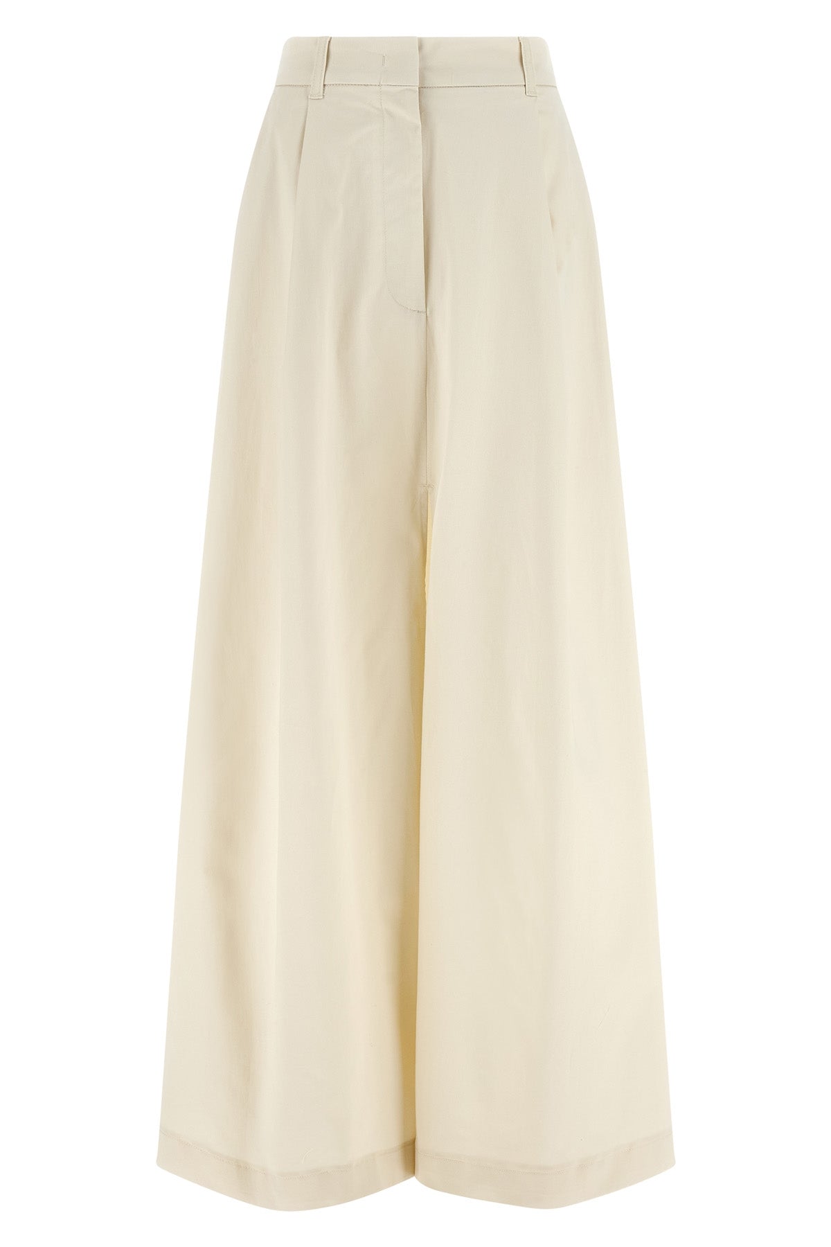 daisy long skirt in cotton gabardine