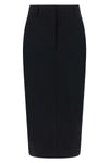 donna midi skirt in cotton gabardine